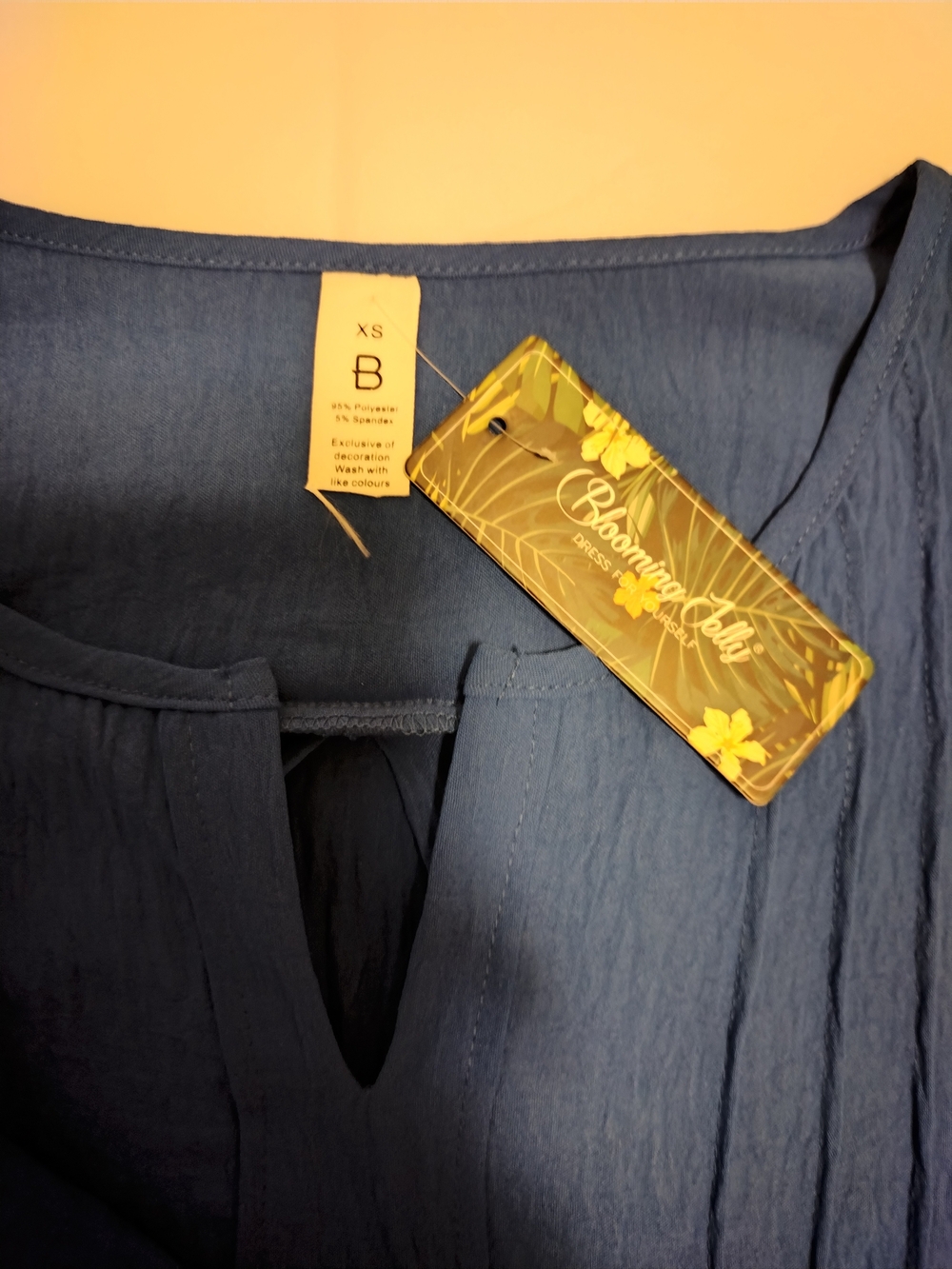 Bloomingdale's Blue Women’s Jeans Top - XS